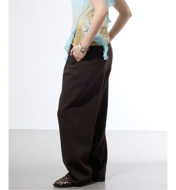 IENA「《セットアップ対応/一部店舗限定》カルゼラップパンツ」|その他|