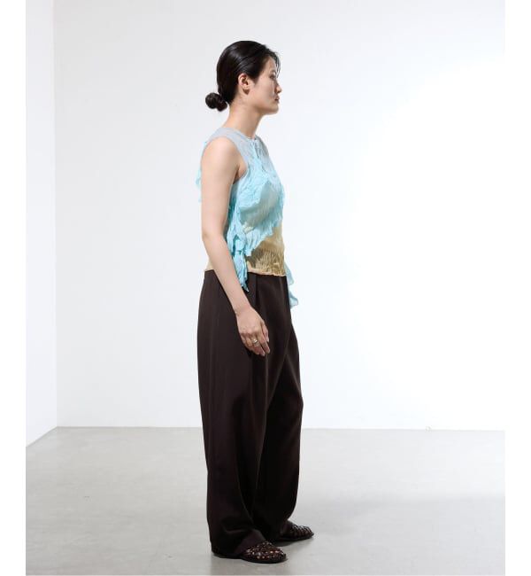 IENA「《セットアップ対応/一部店舗限定》カルゼラップパンツ」|その他|