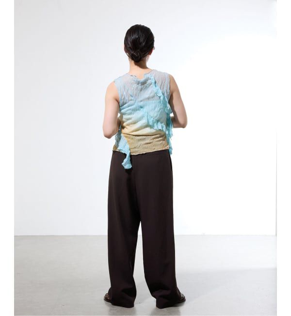 IENA「《セットアップ対応/一部店舗限定》カルゼラップパンツ」|その他|