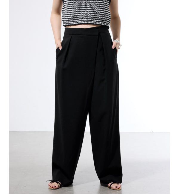 IENA「《セットアップ対応/一部店舗限定》カルゼラップパンツ」|その他|