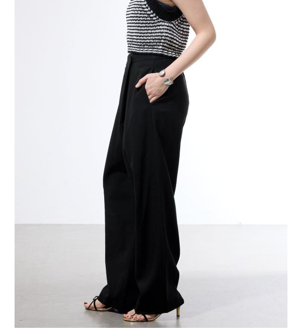 IENA「《セットアップ対応/一部店舗限定》カルゼラップパンツ」|その他|