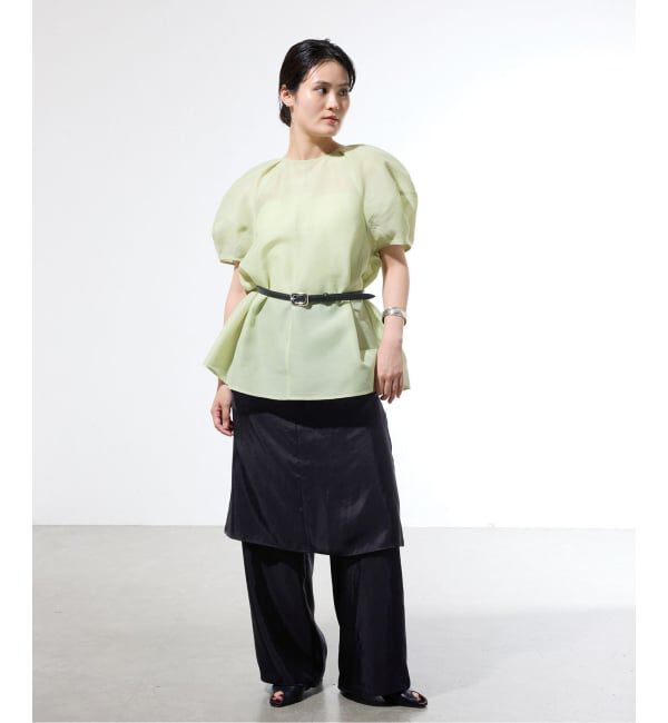 IENA「《一部店舗限定》レイヤードスカートパンツセット」|その他|