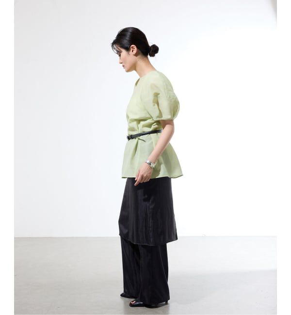 IENA「《一部店舗限定》レイヤードスカートパンツセット」|その他|