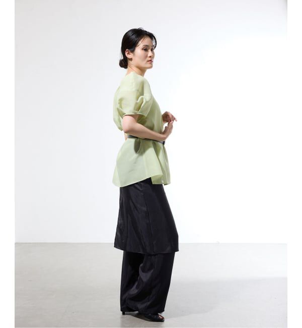 IENA「《一部店舗限定》レイヤードスカートパンツセット」|その他|