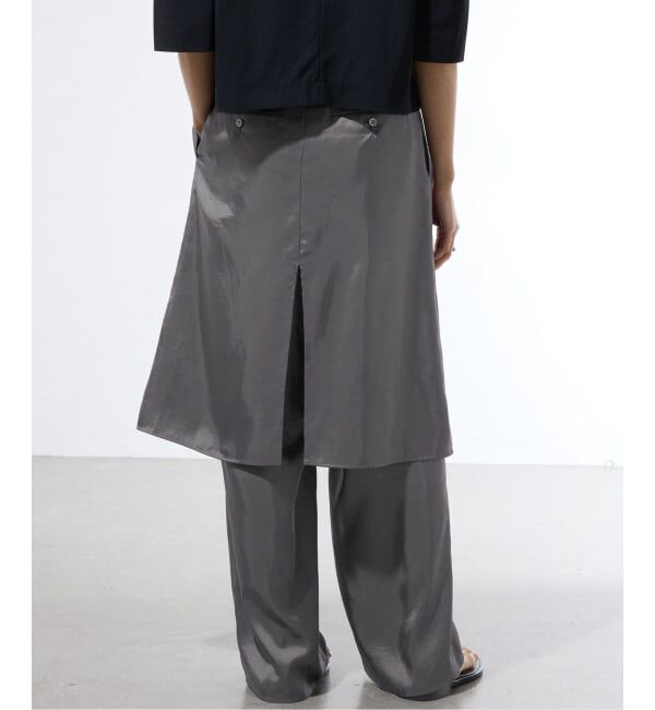 IENA「《一部店舗限定》レイヤードスカートパンツセット」|その他|