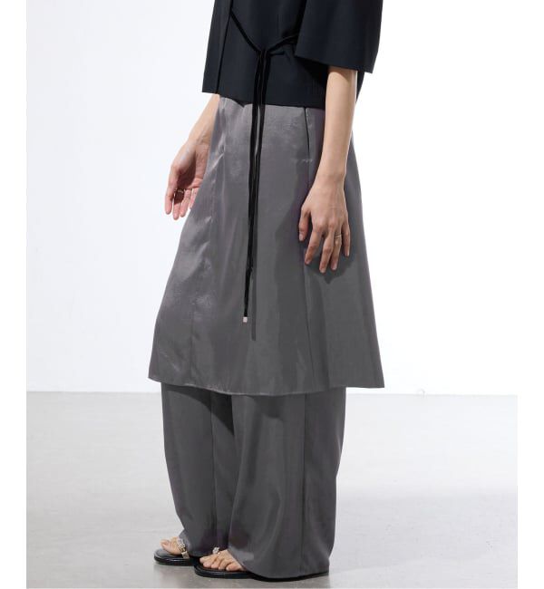 IENA「《一部店舗限定》レイヤードスカートパンツセット」|その他|