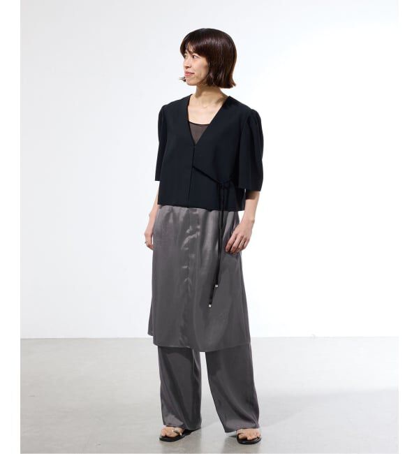 IENA「《一部店舗限定》レイヤードスカートパンツセット」|その他|