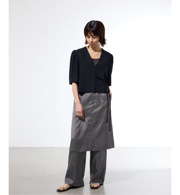IENA「《一部店舗限定》レイヤードスカートパンツセット」|その他|