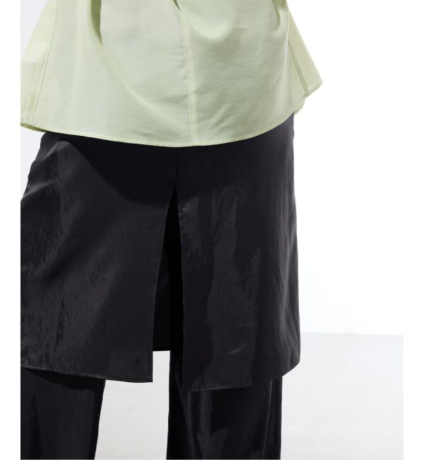 IENA「《一部店舗限定》レイヤードスカートパンツセット」|その他|