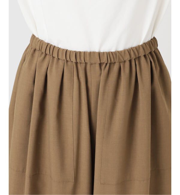 IENA「《一部店舗限定》ウォッシャブルワイドギャザーパンツ」|その他|