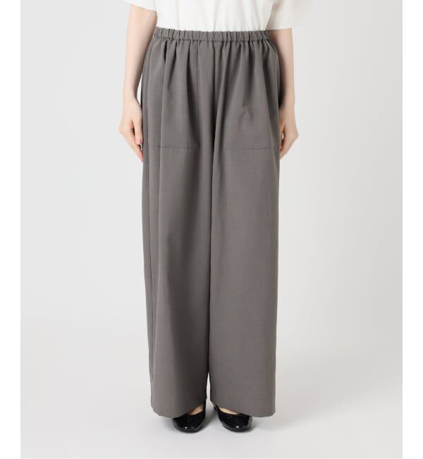 IENA「《一部店舗限定》ウォッシャブルワイドギャザーパンツ」|その他|