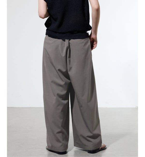 IENA「《一部店舗限定》ウォッシャブルワイドギャザーパンツ」|その他|