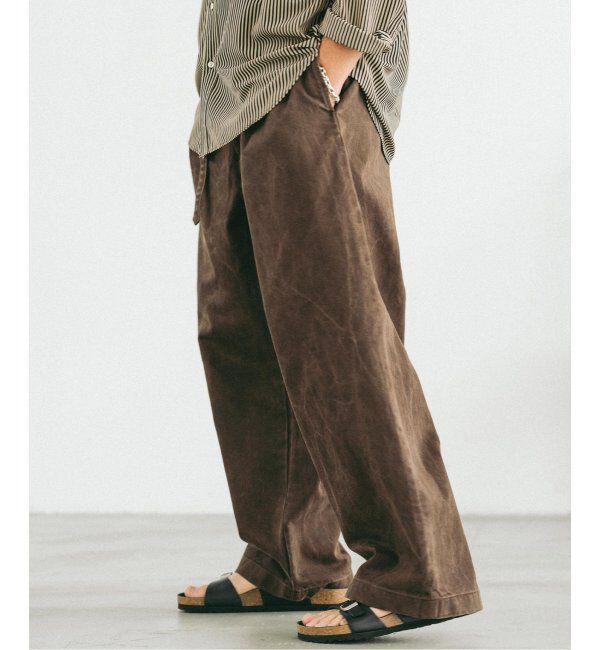 EDIFICE「フェード  ベルテッド トラウザー」|デニム|