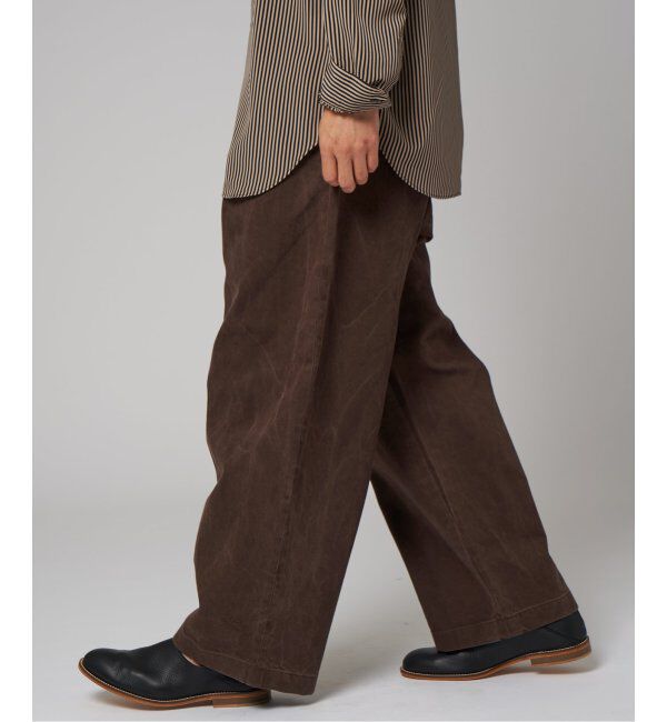 EDIFICE「フェード  ベルテッド トラウザー」|デニム|