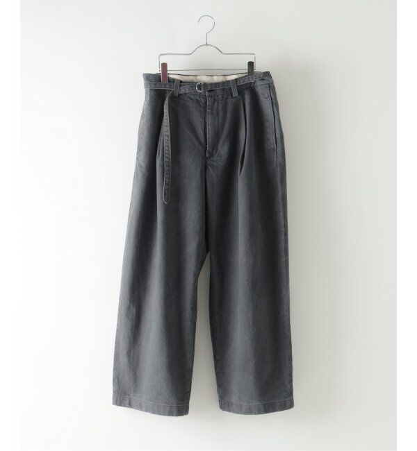 EDIFICE「フェード  ベルテッド トラウザー」|デニム|