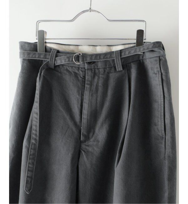 EDIFICE「フェード  ベルテッド トラウザー」|デニム|