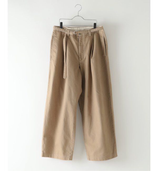 EDIFICE「フェード  ベルテッド トラウザー」|デニム|