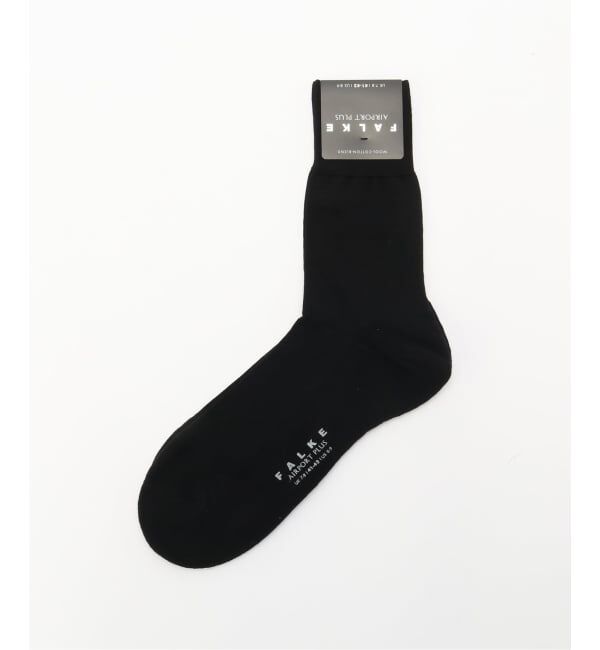 EDIFICE「FALKE(ファルケ) #14403_Airport Plus ソックス」|ソックス|ブラック