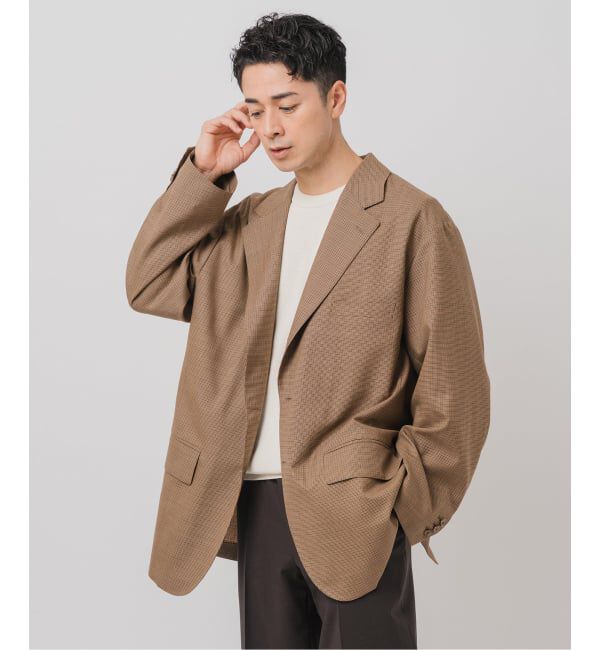 EDIFICE「COUTURE D&rsquo;ADAM (クチュール ド アダム)  Big ジャケット Single Gunclub-check」|テーラードジャケット|