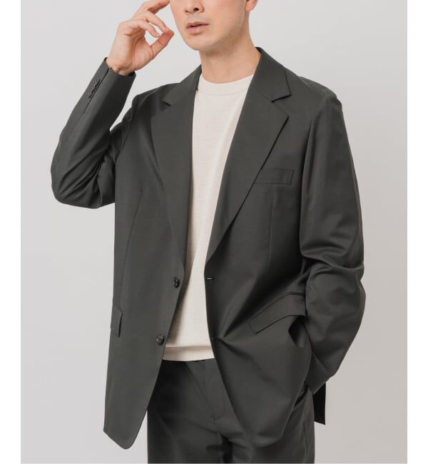 EDIFICE「E. SC-2ボタン ジャケット OFFLIMITS【セットアップ着用可能】」|テーラードジャケット|グリーン