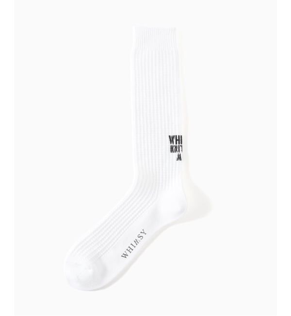 PULP「Whimsy / ウィムジー WAFFLE SOCKS」|ソックス|ホワイト