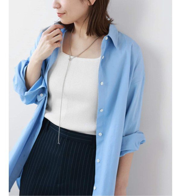 JOURNAL STANDARD relume「《追加》Vis/Polyスクエアネックリブタンクトップ」|タンクトップ|ホワイト