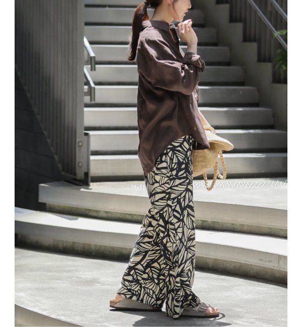 JOURNAL STANDARD relume「《追加2》手洗い可 / カラーリネンオーバーサイズシャツ」|シャツ・ブラウス|