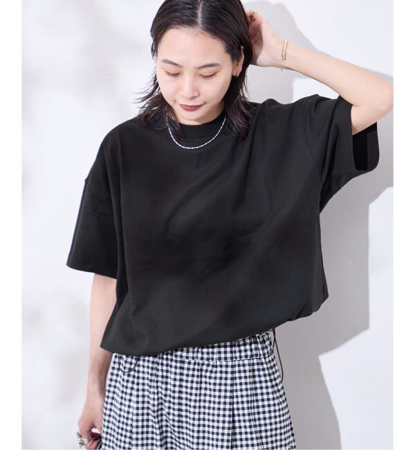 JOURNAL STANDARD「《追加7》シャーリングＴシャツ」|Tシャツ・カットソー|ブラック