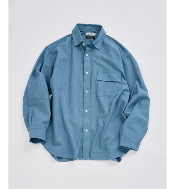 JOURNAL STANDARD relume「JAMES FABRIC / ジェームスファブリック ソフト ツイルシャツ」|シャツ・ブラウス|ブルー B