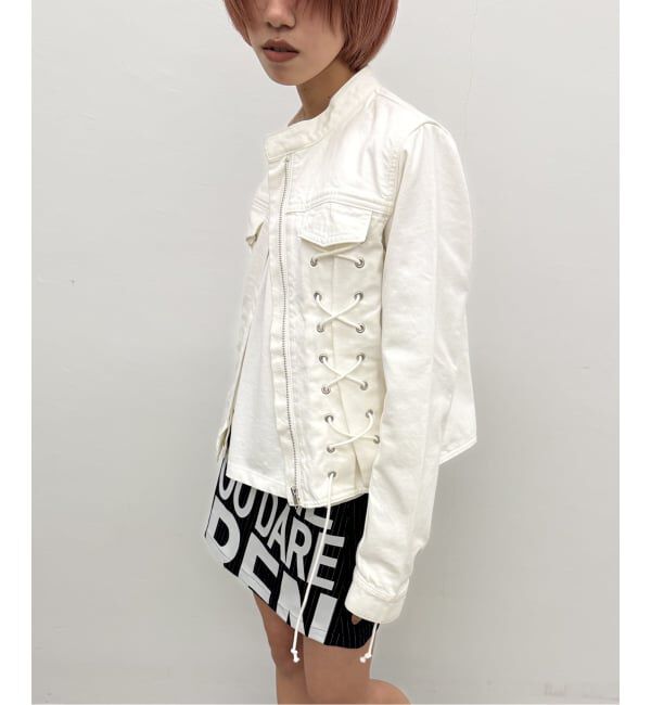 Oriens JOURNAL STANDARD「レースアップデニムジャケット」|デニムジャケット|