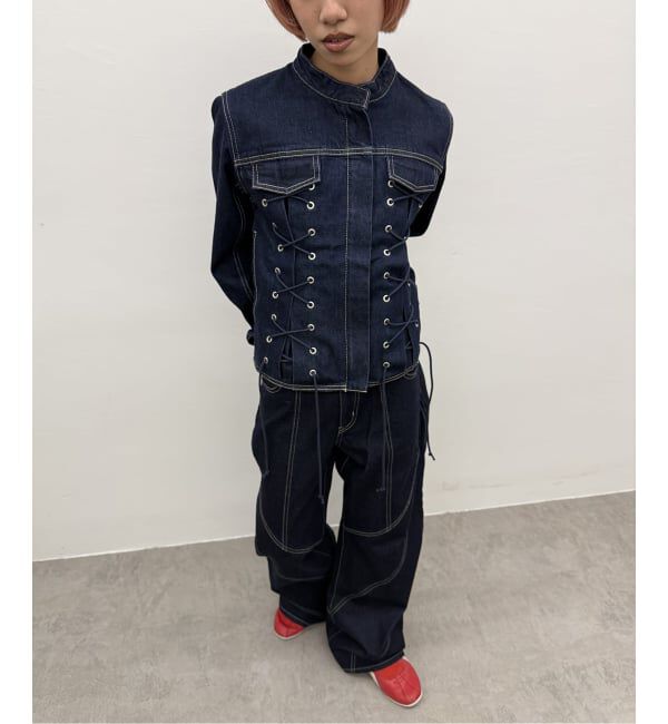 Oriens JOURNAL STANDARD「レースアップデニムジャケット」|デニムジャケット|