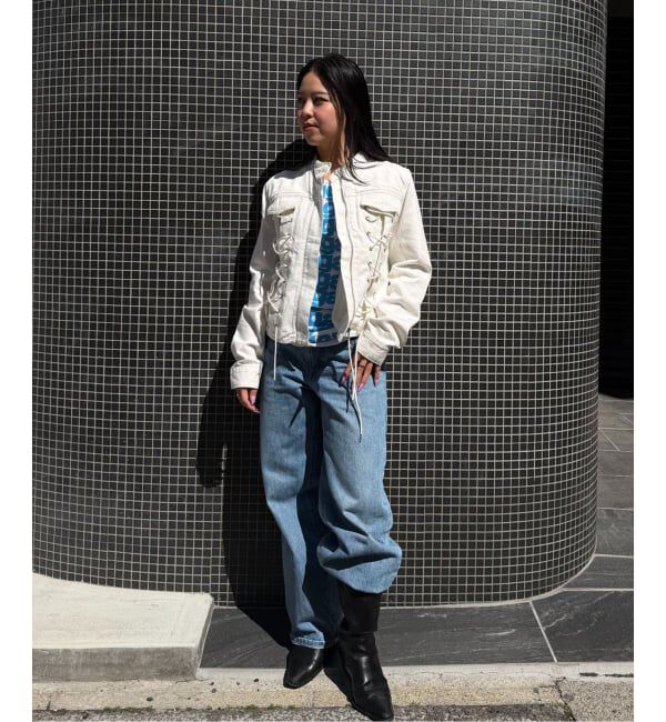 Oriens JOURNAL STANDARD「レースアップデニムジャケット」|デニムジャケット|