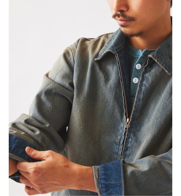 JOURNAL STANDARD relume「スモーキーデニム 11oz ジップブルゾン」|デニムジャケット|