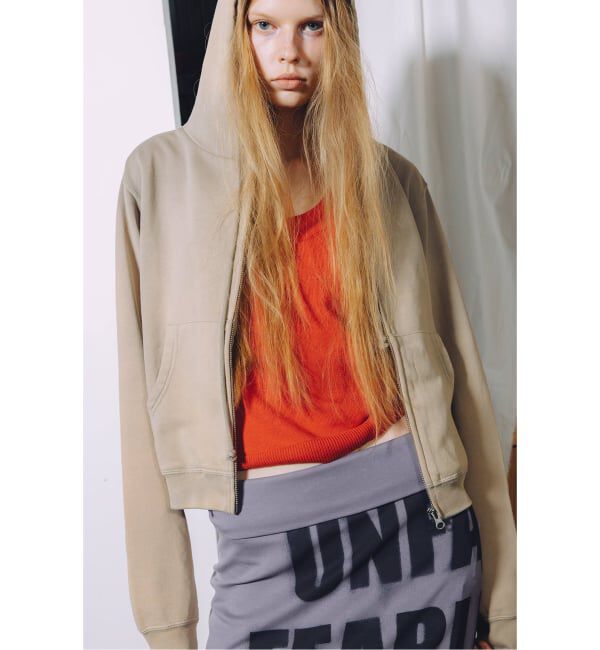 Oriens JOURNAL STANDARD「ブリーチコンパクトジップフーディー」|パーカー|ベージュ