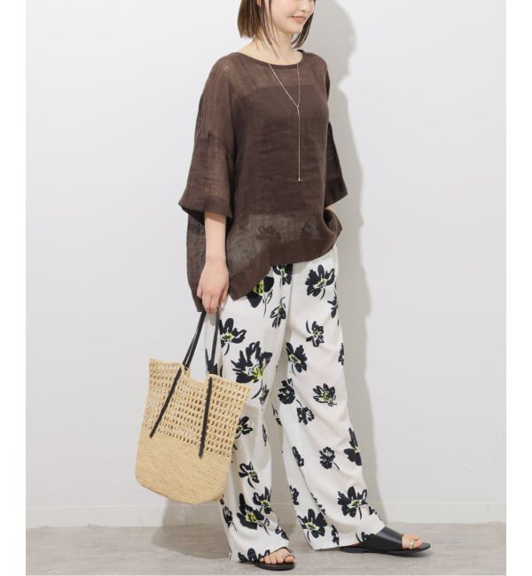 JOURNAL STANDARD relume「《予約》リネンガーゼハーフスリーブビッグプルオーバー」|シャツ・ブラウス|