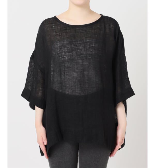 JOURNAL STANDARD relume「《予約》リネンガーゼハーフスリーブビッグプルオーバー」|シャツ・ブラウス|