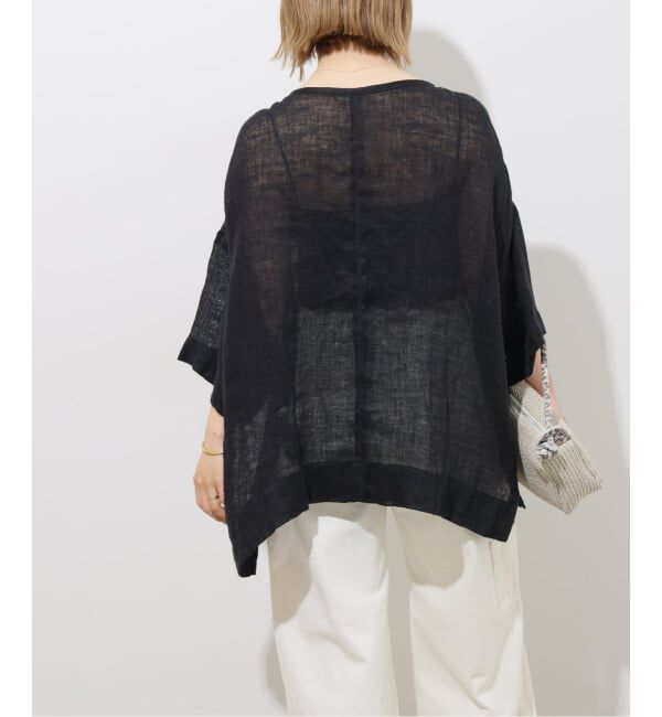 JOURNAL STANDARD relume「《予約》リネンガーゼハーフスリーブビッグプルオーバー」|シャツ・ブラウス|