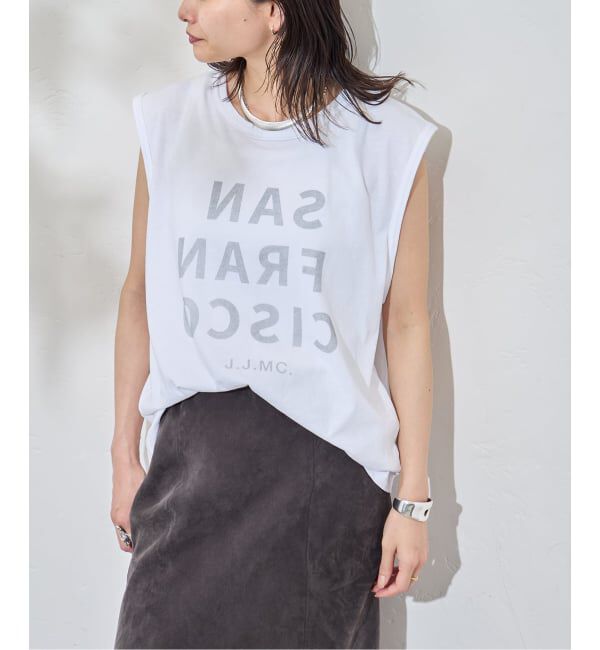 JOURNAL STANDARD「《予約》別注【J.J.Mercer / ジェイジェイマーサー】メランジN/STEE」|Tシャツ・カットソー|ホワイト