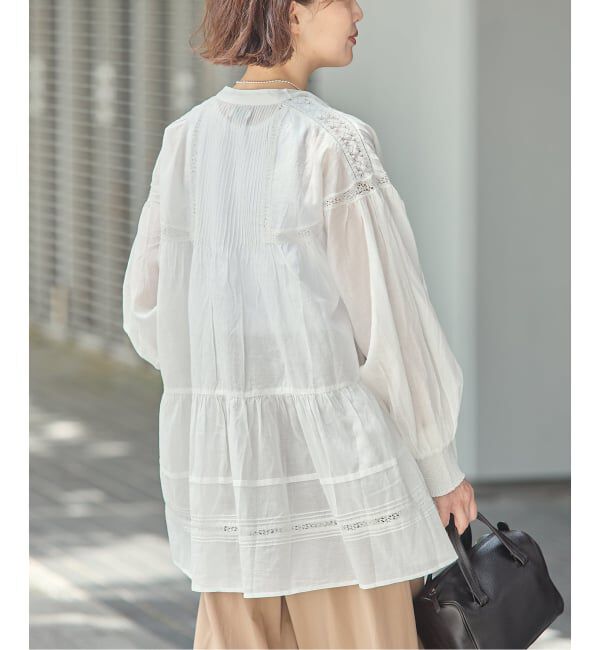 journal standard L'essage「リバーレースチュニックブラウス」|シャツ・ブラウス|