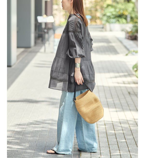 journal standard L'essage「リバーレースチュニックブラウス」|シャツ・ブラウス|