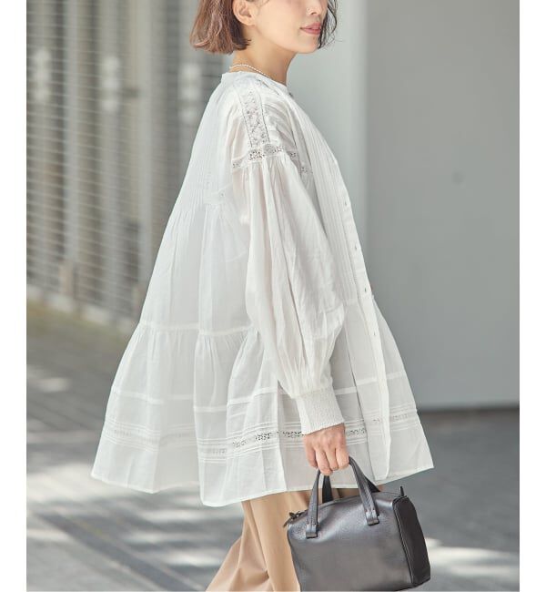journal standard L'essage「リバーレースチュニックブラウス」|シャツ・ブラウス|