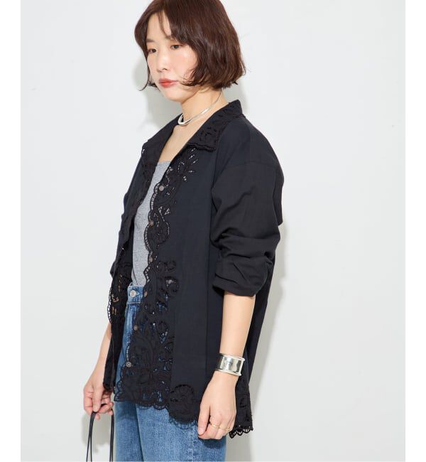 journal standard L'essage「《追加予約》刺繍レースシャツ」|シャツ・ブラウス|