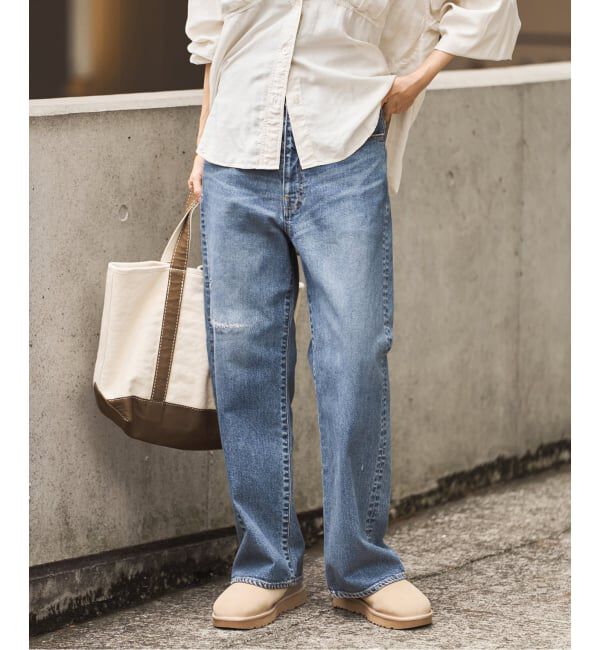 FRAMeWORK「≪追加≫NEWデニムストレートパンツ」|デニム|