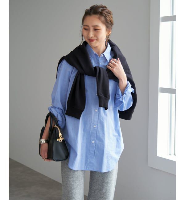 Spick and Span「《WEB限定 / 追加2》50コットンオーバーシャツ」|シャツ・ブラウス|