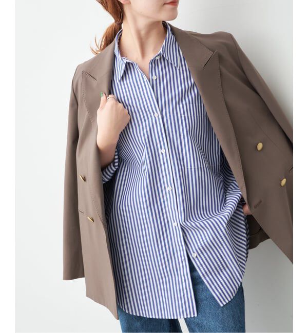 Spick and Span「《WEB限定 / 追加2》50コットンオーバーシャツ」|シャツ・ブラウス|