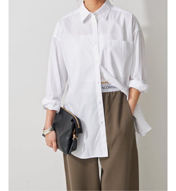 Spick and Span「《WEB限定 / 追加2》50コットンオーバーシャツ」|シャツ・ブラウス|