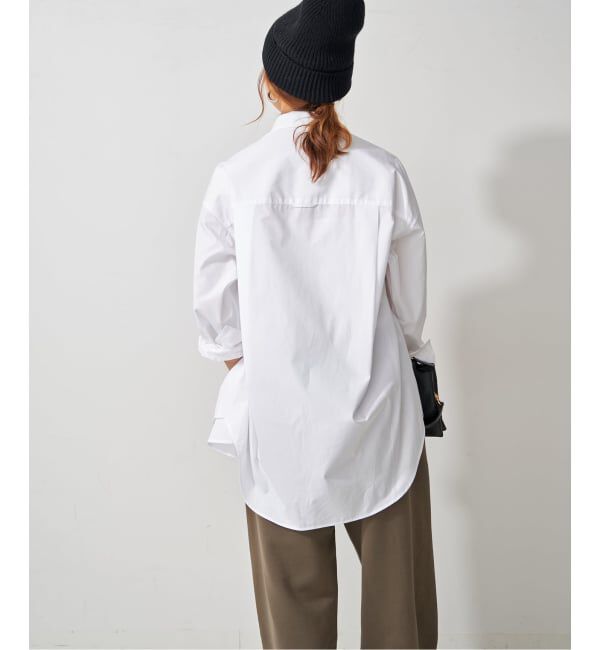 Spick and Span「《WEB限定 / 追加2》50コットンオーバーシャツ」|シャツ・ブラウス|