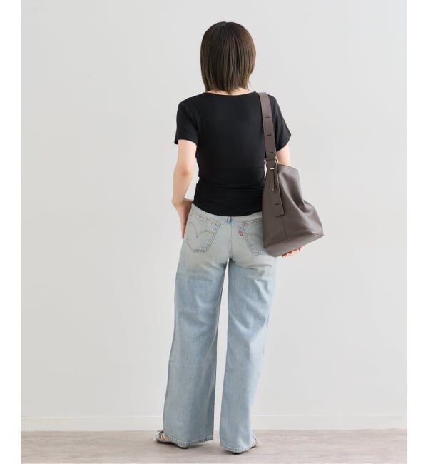 U by SPICK&SPAN「≪予約≫LEVI'S/リーバイス RIBCAGE WIDE LEG H223」|デニム|
