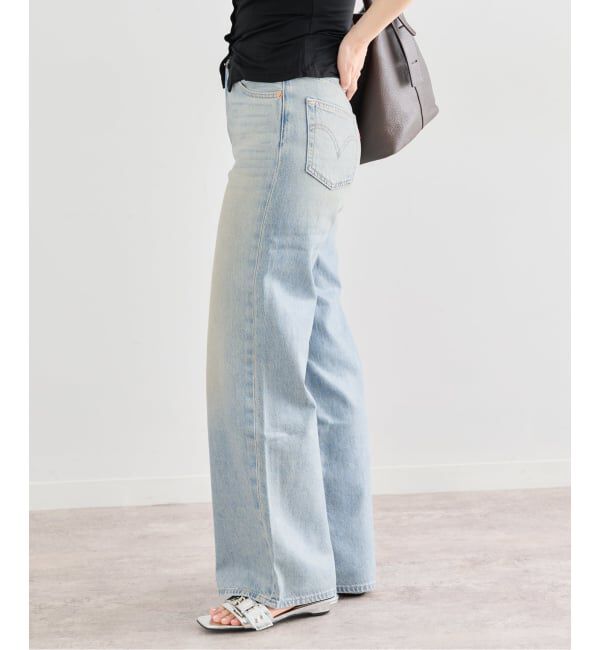 U by SPICK&SPAN「≪予約≫LEVI'S/リーバイス RIBCAGE WIDE LEG H223」|デニム|