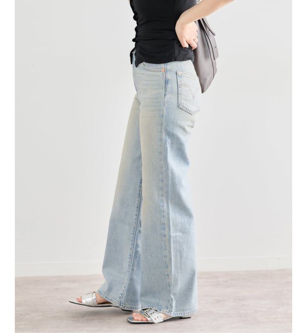 U by SPICK&SPAN「≪予約≫LEVI'S/リーバイス RIBCAGE WIDE LEG H223」|デニム|